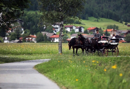 Hotel Alpenrose Lermoos/Tirol - Kutschenfahrt
