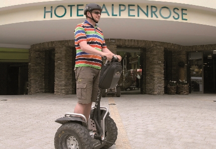 Hotel Alpenrose Lermoos/Tirol - Segwayfahren