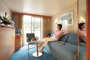 TransOcean - MS Bellevue Kabine mit franz. Balkon