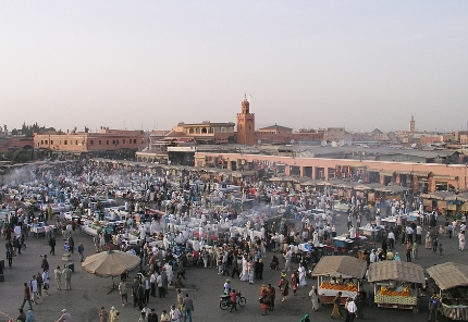 Marokko Marrakech - Djemaa el fna