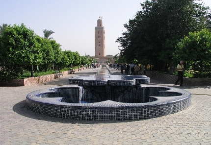 Marokko Marrakech - Koutoubia Moschee