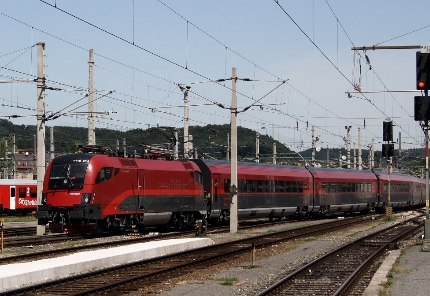 Railjet in Salzburg