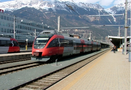 Regionalexpress in Innsbruck