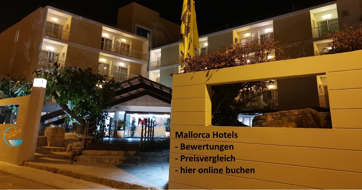 Bewertung, Preisvergleich und hier online buchen von Hotels in vielen Orten von Mallorca.