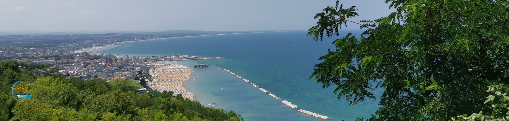 Riccione befindet sich in der Emilia Romagna an der Adria im Norden von Italien.