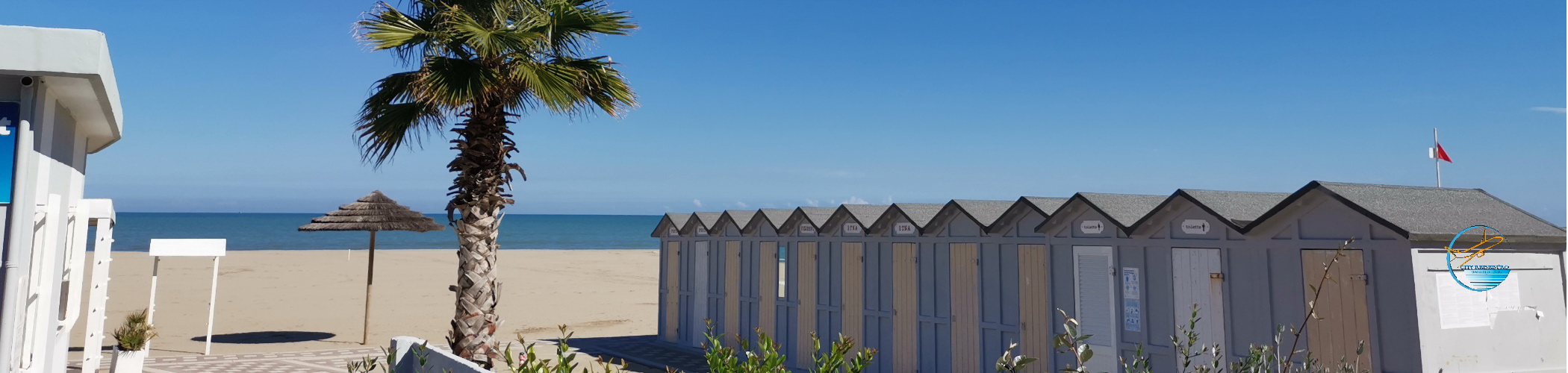 Appartement in Riccione, kilometerlanger Sandstrand