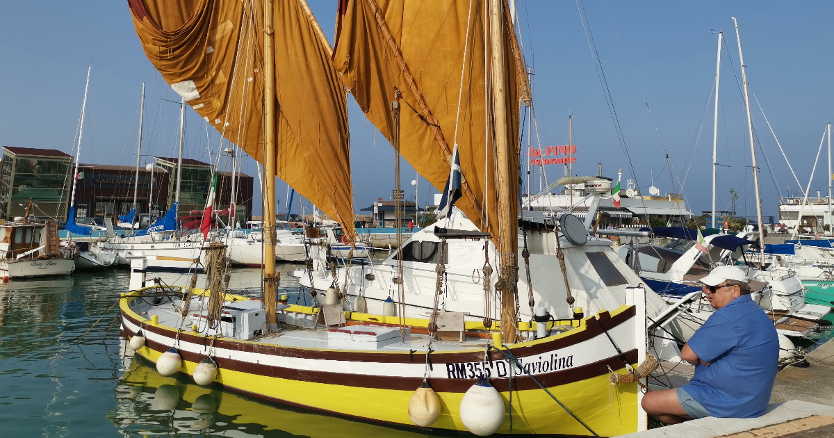 "La Saviolina" im Hafen von Riccione