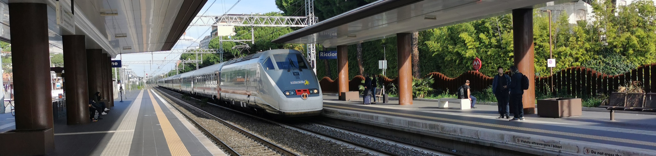 Riccione Anreise mit der Bahn, Bahnhof Riccione