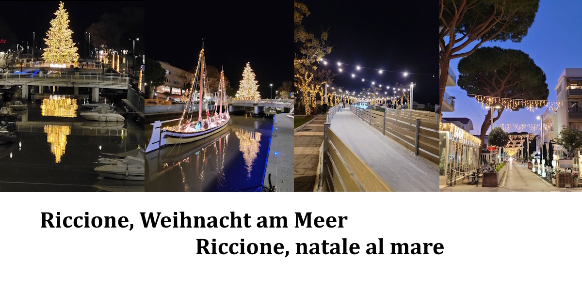 Weihnachten und Silvester am Meer in Riccione